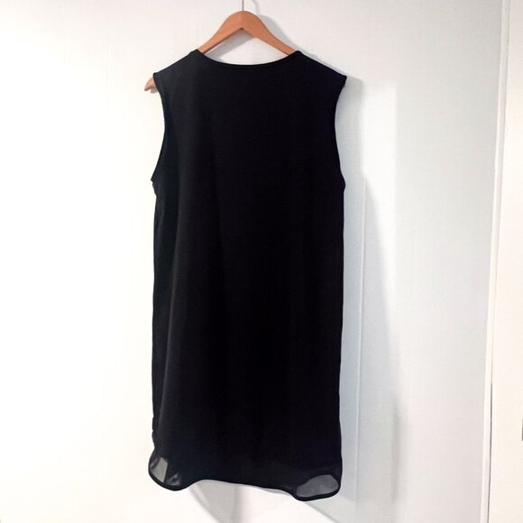 Athleta Sunlover SPF Black Mesh Hem Tank Dress Large - Picture 5 of 10